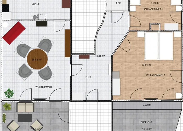 شقة Fewo Hottelstedt *